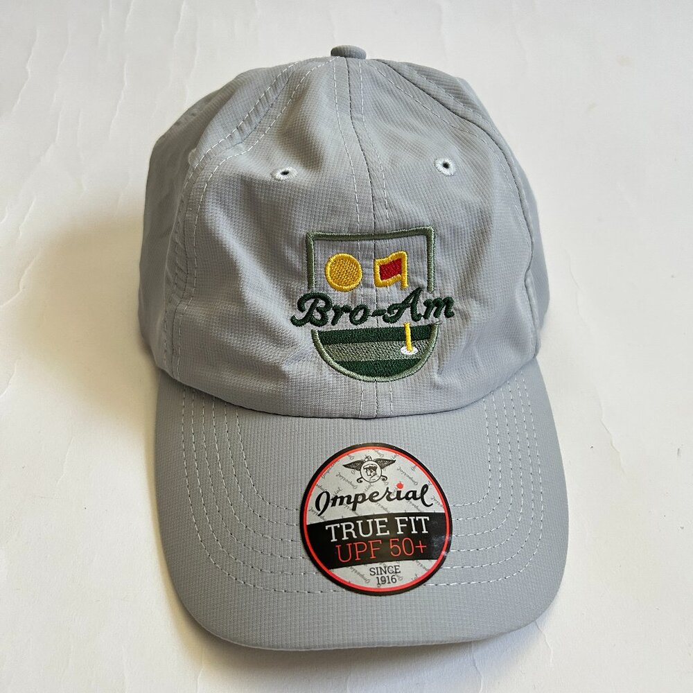 Bro-Am Mizzen + Main UPF 50+ Hat True Fit Bag Tag Embroidered One Size Cap Grey